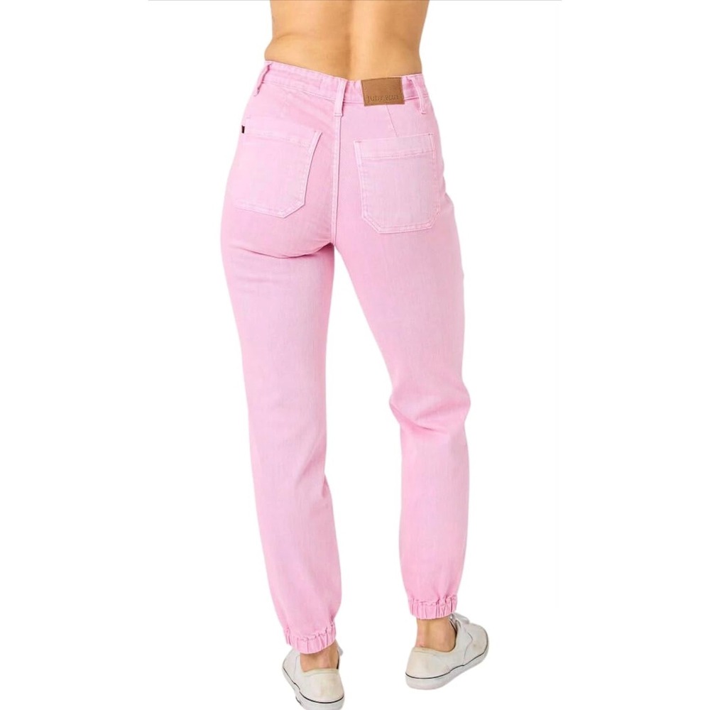Judy Blue Pink Drawstring Jeans | Size 5/27 - Picture 2 of 9